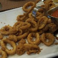 Calamari Fritti · Tender fried calamari with spicy marinara.