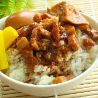 Braised Pork Rice台灣滷肉飯 · Braised pork rice is a traditional Taiwanese cuisine.