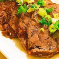 Braised Beef Shank滷牛腱 · Braising beef shank over a long period of time, makes this meat tender.  The braising liquid...