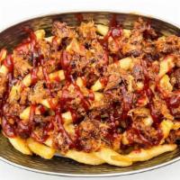 Pulled Pork Fries · Slow smoked BBQ pulled pork