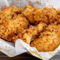 10 Piece Tenders · Made to order freshly breaded and fried jumbo chicken tenders served with  choice of dust an...