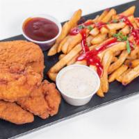 Chicken Fingers With Fries (6 Pieces) · 