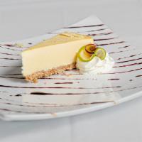 Cheese Cake · Classic cheesecake with a rich, dense, smooth, and creamy consistency.