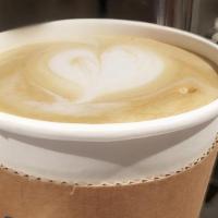 Latte · Shot of espresso with steamed milk.