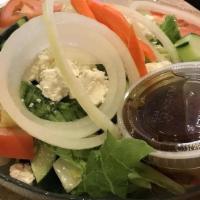 Chef'S Hollywood Bowl Salad · Julienne slices of roast beef, turkey, ham, and swiss cheese on crisp lettuce with tomatoes,...