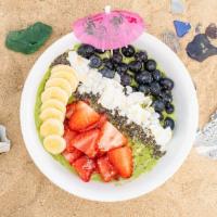 Kale Mary Bowl · Most popular. Blended kale topped with strawberry, banana, blueberry, granola, chia seeds an...