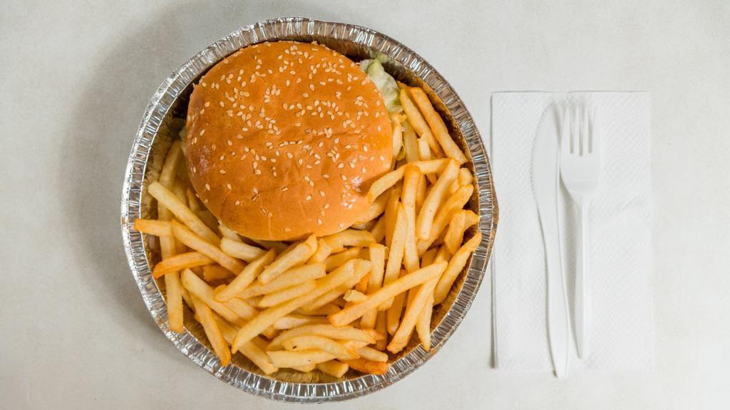 Chicken Sandwich · With FF  &  Can of Soda.