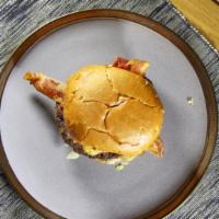 Bacon Cheeseburger // · With ff + can of soda