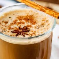 Chai Almond Latte · hot or iced, 12oz.