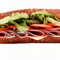 Whole Salami Giant Deli Sandwich · Our beyond enjoyable Giant Deli Salami sandwich which features freshly sliced premium salami...