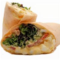 Egg Salad Wrap · Our Egg Salad wrap is packed full with flavorful egg salad. Select your wrap, add your choic...