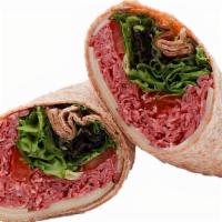 Pastrami Wrap · Choose your favorite wrap, filled with freshly sliced savory pastrami and loaded with your f...