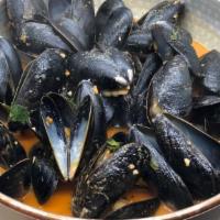Mussels Provençale · Tomato, garlic, basil