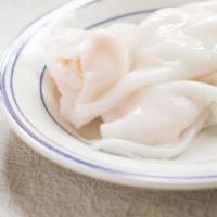 Shrimp Rice Roll · Steamed rice flour noodle with shrimp. (Gluten-free)
