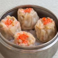 Chicken Siu Mai · 4 pieces. Minced chicken in wonton wrappers.