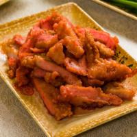 Sweet & Sour Pork Chops · Fried pork seasoned with A1 steak sauce and Worcestershire sauce.