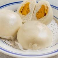 Steamed Phoenix Buns · 3 yolk-filled buns, delivering a flavor profile of both sweet and salty. (Vegetarian)
