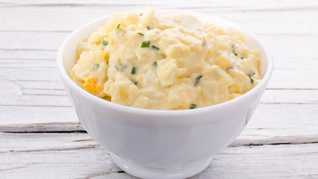 Potato Salad · Fresh potatoes cut and mixed with a house special mayo.