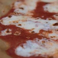 Gf Margherita · tomato sauce, fresh mozzarella, pecorino romano, basil, extra virgin olive oil (V) Gluten-Free