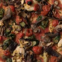 Gf Vegana · Gluten-Free - tomato sauce, cherry tomatoes, zucchini, red and yellow peppers, artichokes, a...