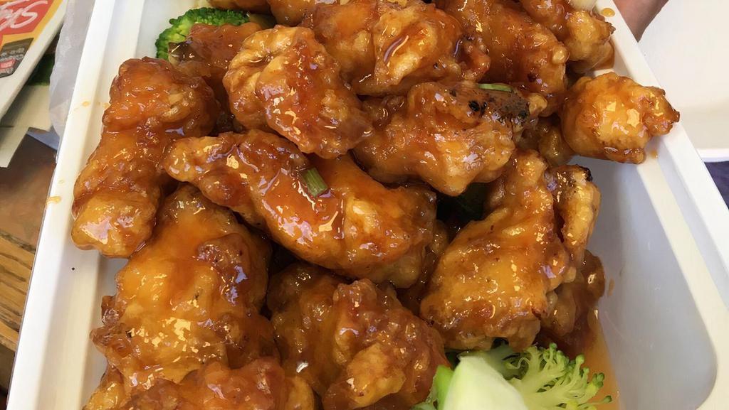 General Tso'S Chicken  · Spicy. Served with white rice or brown rice (per portion).
