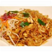 Pad Thai · Sauteed Rice Noodles, Egg, Bean Sprouts, Dried Tofu, Turnips, Scallion in Tamarind Sauce and...