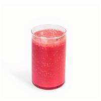 Banana Strawberry Smoothie · Banana, strawberry, and strawberry nectar.