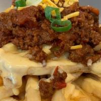 Sloppy Fries · Sloppy joe, cheddar cheese, house made cheese sauce