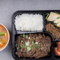 Lunchbox Set · Lunchbox with your choice of protein and rice. Served with our Homemade Kimchi, Pan Fried To...