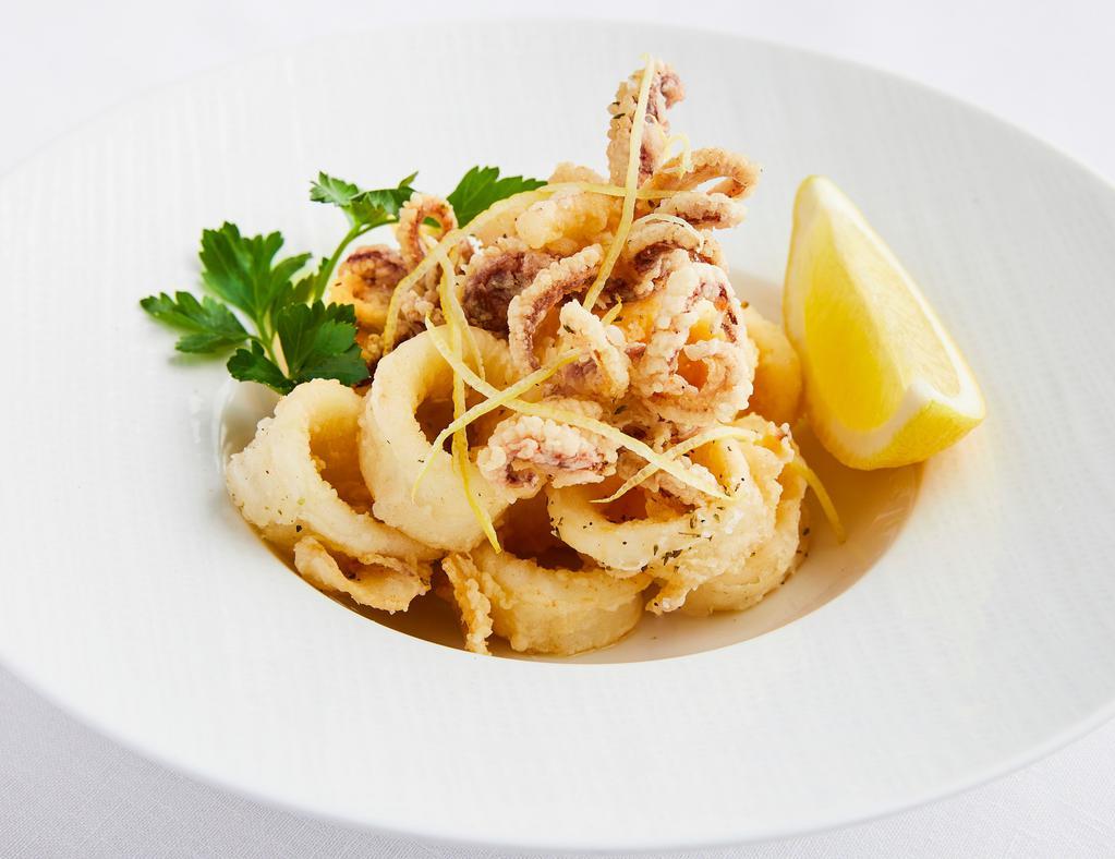 Fried Calamari · Rings of fresh and tender calamari, lightly fried