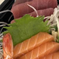Sashimi Appetizers · Sliced tuna, salmon, and whitefish.