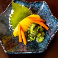 Oshinko Appetizers · Assorted Japanese pickles.