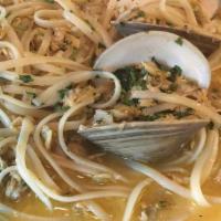 Spaghetti Frutti Di Mare · Clams, shrimp, calamari, and mussels.