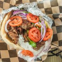 Chicken Gyro · Chicken, lettuce, tomato, onion, and tzatziki.