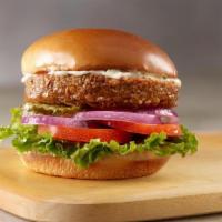 Good Seed Veggie Burger · Our veggie patty is packed with super foods like chia and hemp seeds, sprouted grains, and s...