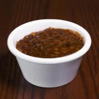 House Made Bbq Baked Beans · Housemade BBQ Baked Beans with Pulled Pork and Brisket. Upgrade to Family or Large. Family f...