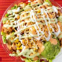 Grilled Veggie · With cheese, sour cream, corn, lettuce and guacamole.