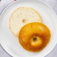 On And Onion Bagel · Get a wholesome toasted bagel  with onion.