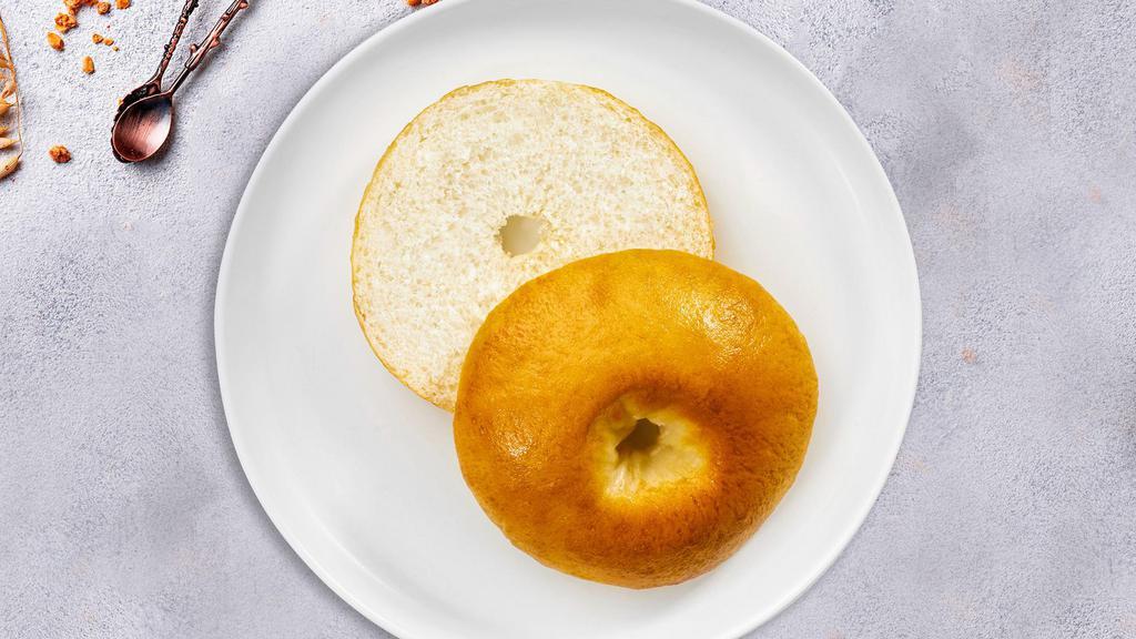 On And Onion Bagel · Get a wholesome toasted bagel  with onion.
