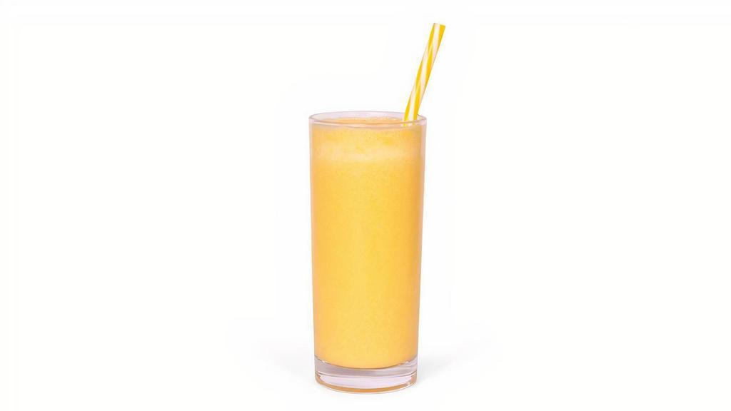 Mango Smoothie · Fresh mangoes blended in whole milk.