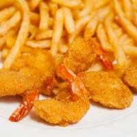 6 Piece Jumbo Shrimp - With Fries · 