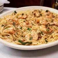 Shrimp · Shrimp Sautéed with Fresh Garlic & Herbs Cooked with Choice of White (garlic, Olive Oil, Fre...