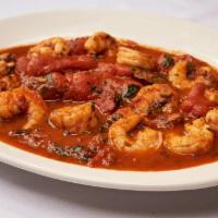 Shrimp Fra Diavolo · Shrimp Sautéed in a Spicy Marinara Sauce with White Wine & Fresh Herbs - Feeds 2-3
