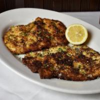 Veal Cutlet · Breaded Thin Pounded Veal - Pan-Fried to a Crispy Golden Brown  - Feeds 2-4