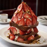 Strawberry Shortcake · House Made Marble Pound Cake Soaked with Strawberry Syrup Layered with Whipped Cream & Fresh...