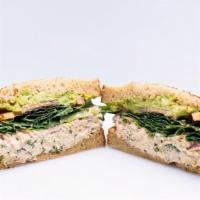 Smoked Tuna Sandwich · House-Made Kiawe Tuna Salad, Avocado, Kale, Tomato, Firecracker Sauce, LTC Mayonnaise, on To...