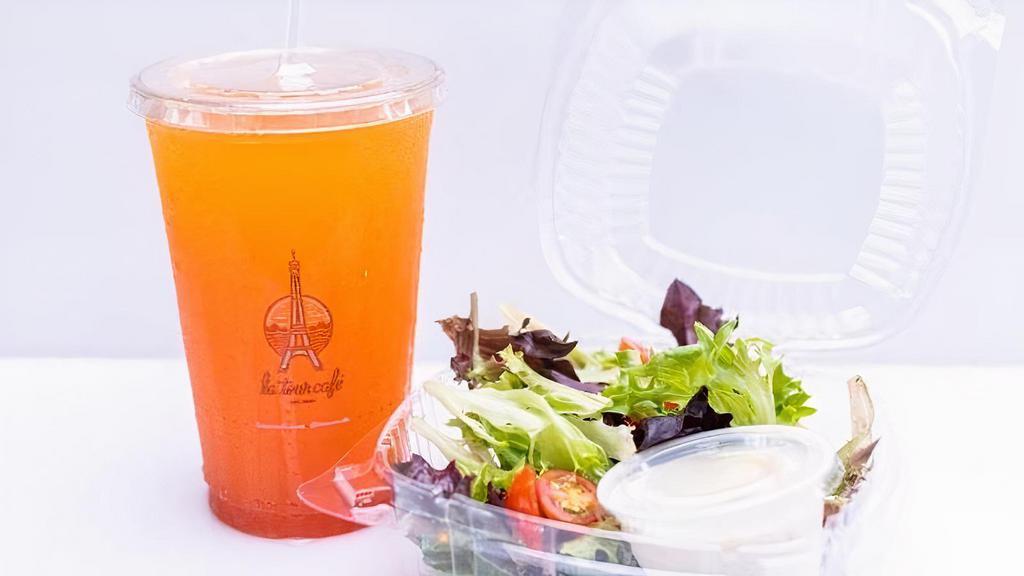 Side Salad & Large Drink Combo · Add on a Side Salad with Large Drink of Your Choice