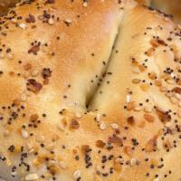 Bagel · Plain, sesame, everything, onion.