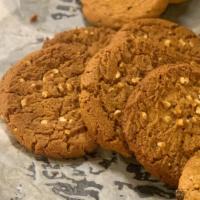 Vegan Cookie Mix · Vegan chocolate chip, vegan meal and vegan peanut butter cookies in a bag. In a bag of three.