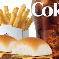 Impossible Slider Meal Cal 770-1160 · Includes two Impossible Sliders, Small Fry, and Small Soft Drink. The Impossible Slider - Am...